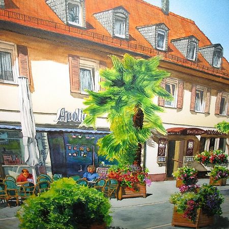 Hotel Am Schloss Darmstaedter Hof バート・ホンブルク エクステリア 写真